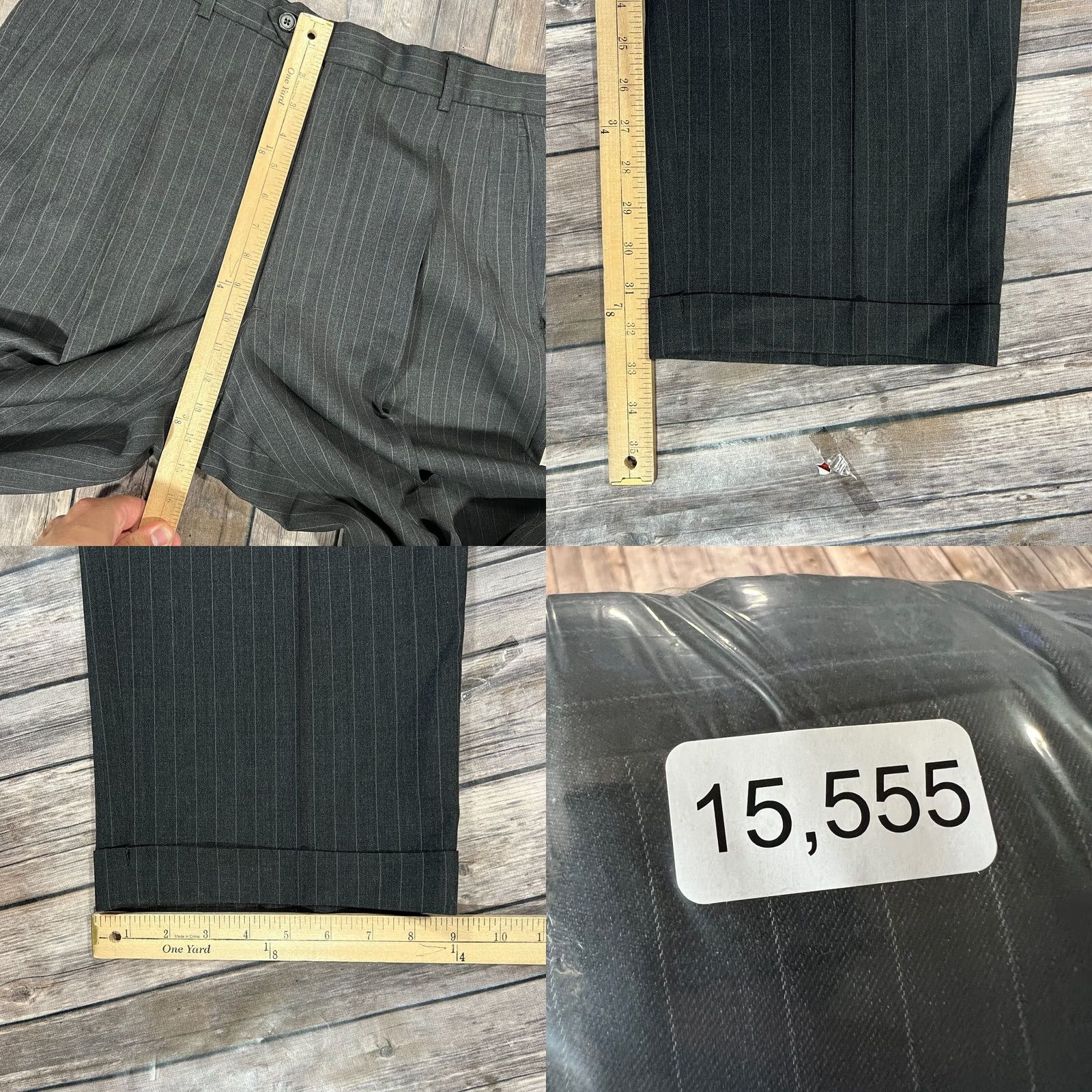 Brooks Brothers Brooks Brothers Madison Pinstripe Wool Suit Set Coat Blazer Pants 42L Mens 36x33 Size 42R - 10 Thumbnail