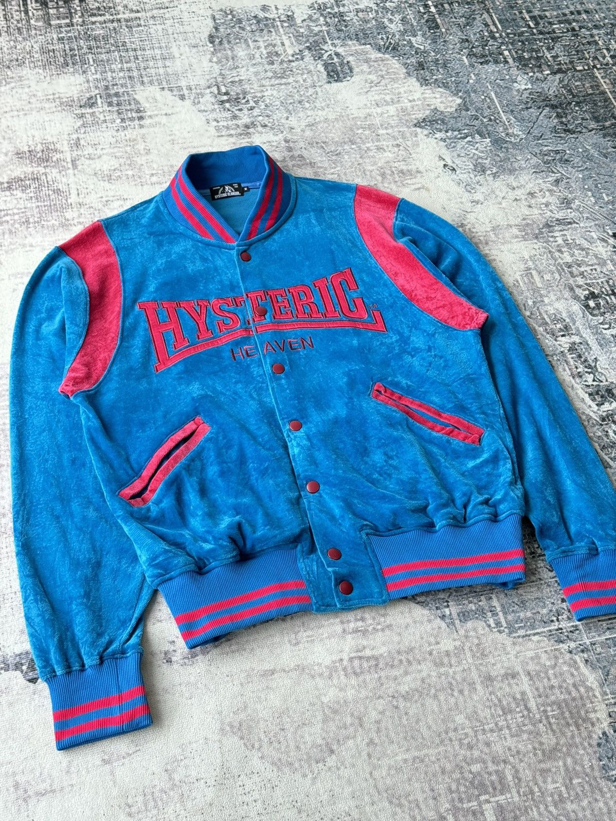 Hysteric Glamour Vintage Hysteric Glamour Heaven Fleece Varsity Jacket Size US M / EU 48-50 / 2 - 2 Thumbnail