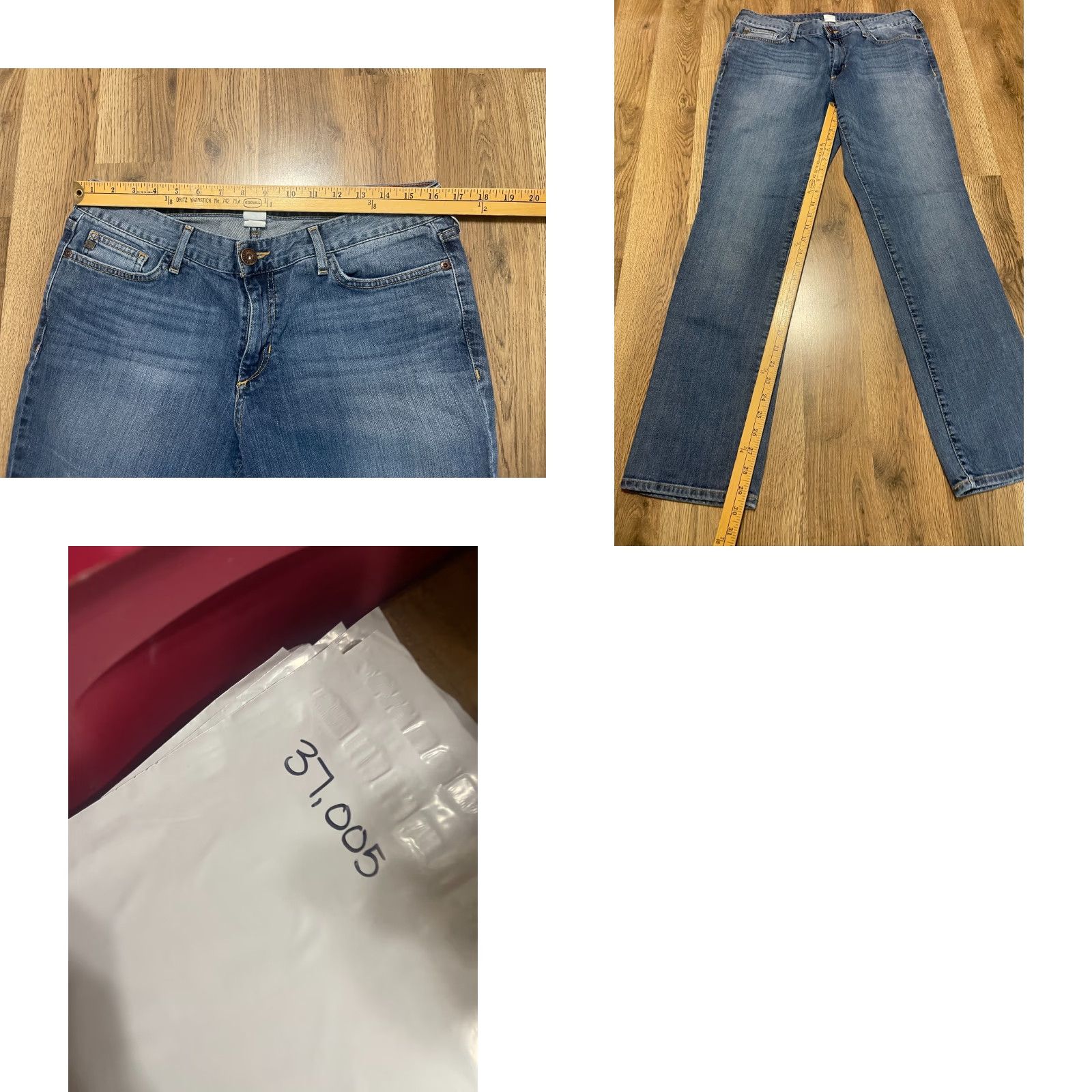 Eddie Bauer Eddie Bauer Jeans Women Size 12 Blue Denim Curvy Semi Straight Jeans 5-Pocket Regular Inseam 30 in Denim Vintage No Mens Womens Girls? Size 34" / US 12 / IT 48 - 8 Thumbnail