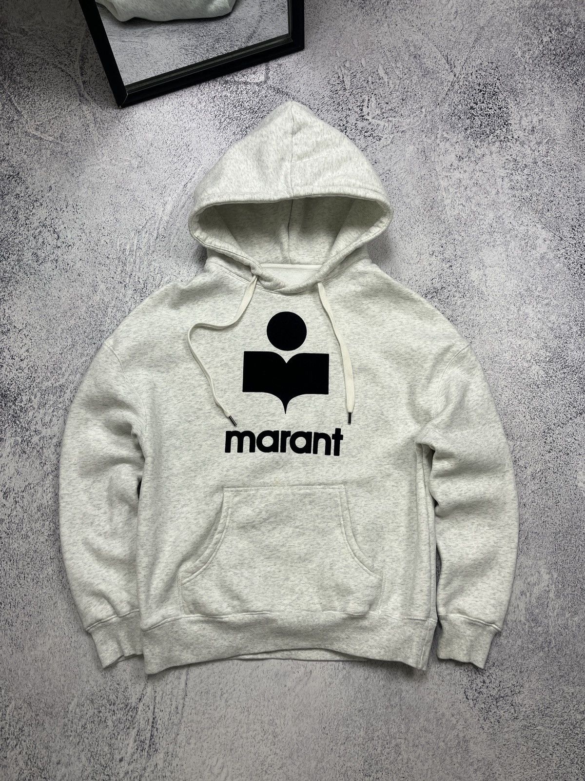 Isabel Marant × Japanese Brand Isabel Marant Velvet Logo Hoodie Boxy Rare Y2k Size US S / EU 44-46 / 1 - 1 Thumbnail