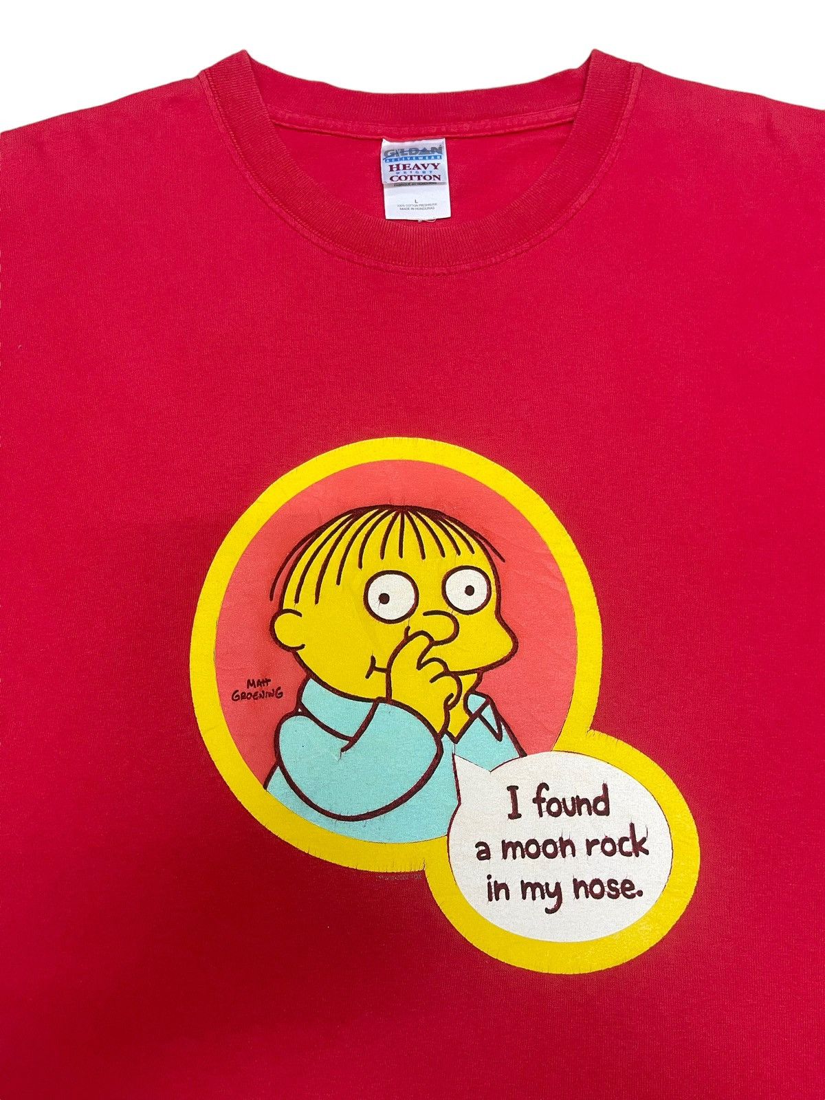 Cartoon Network 90s Vintage Cocaine Ecstacy MDMA The Simpsons Ralph Wiggum Size US L / EU 52-54 / 3 - 3 Thumbnail