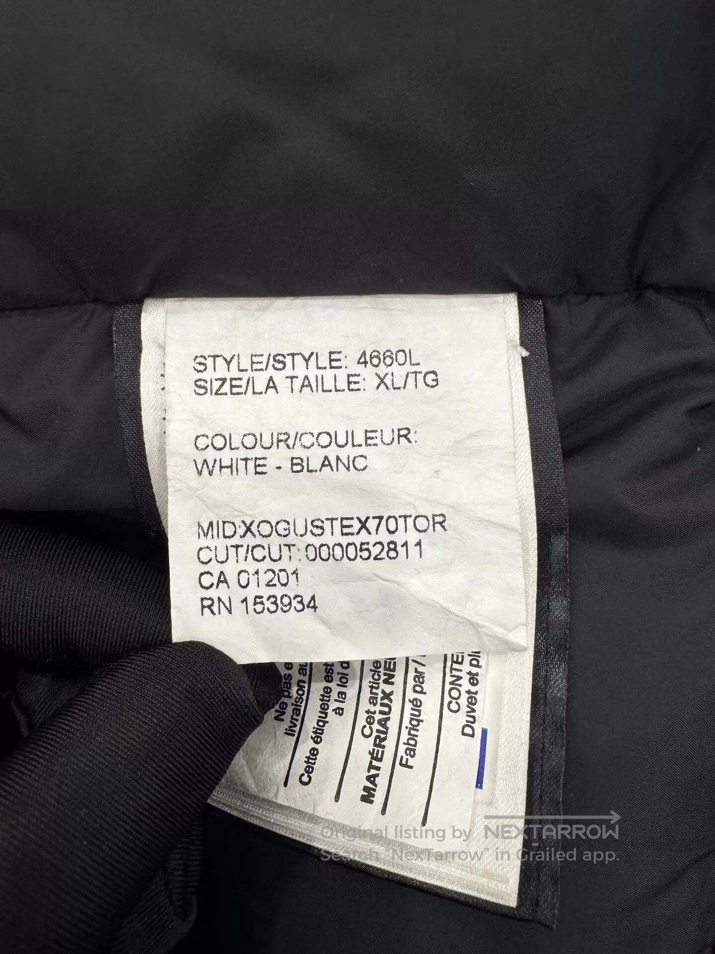 Canada Goose Canada Goose Expedition White Down Jacket XL. Size US XL / EU 56 / 4 - 6 Thumbnail