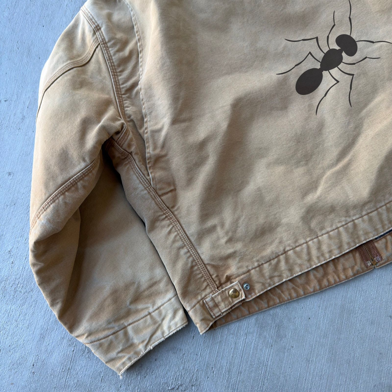 Carhartt × Vintage Carhartt brown Detroit work wear jacket Size US XL / EU 56 / 4 - 6 Thumbnail