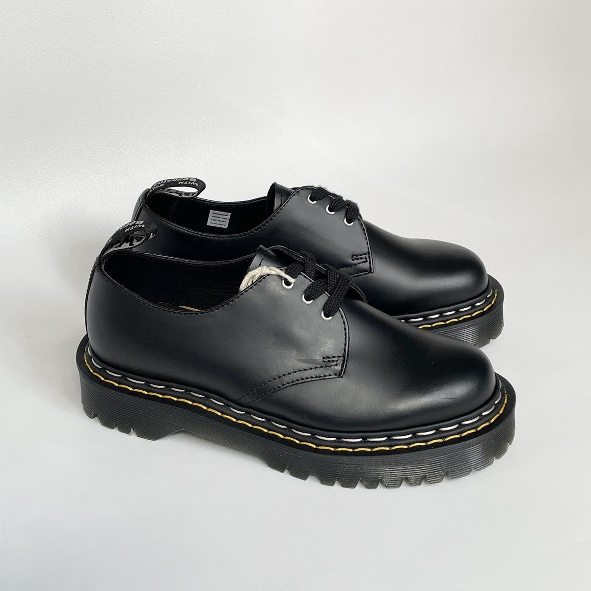 Dr. Martens × Rick Owens ‘Bex 1461’ Black Leather Shoes Size US 8 / IT 38 - 3 Thumbnail