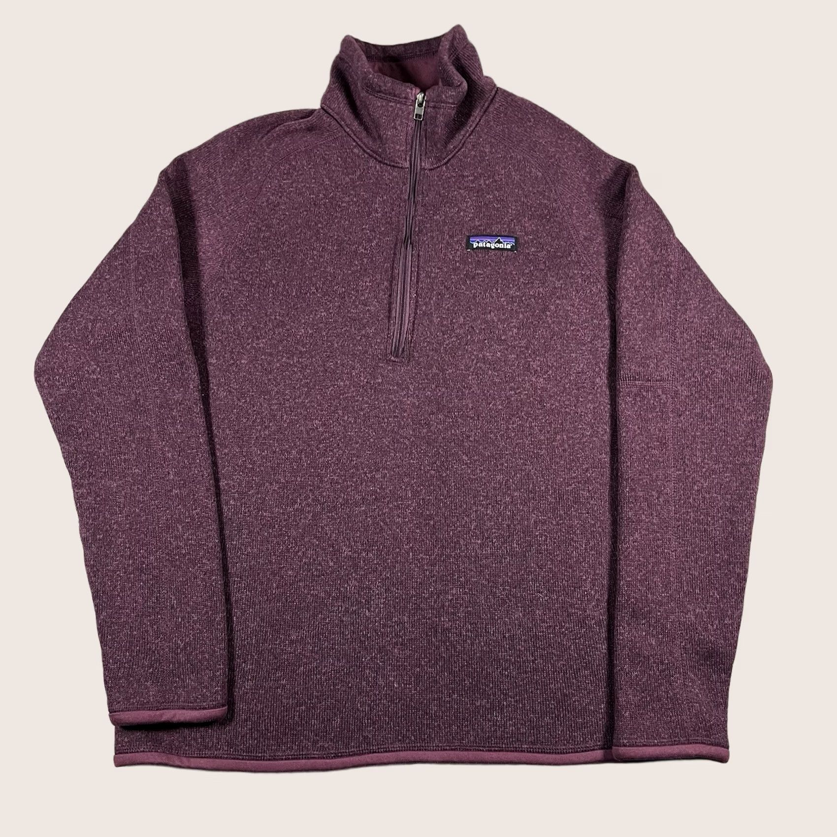 Patagonia Patagonia Jacket Womens L 1/4 Zip Fleece Pullover Outdoor Burgundy Red Outdoor Hiking Jacket Womens L Patagonia Size L / US 10 / IT 46 - 1 Thumbnail
