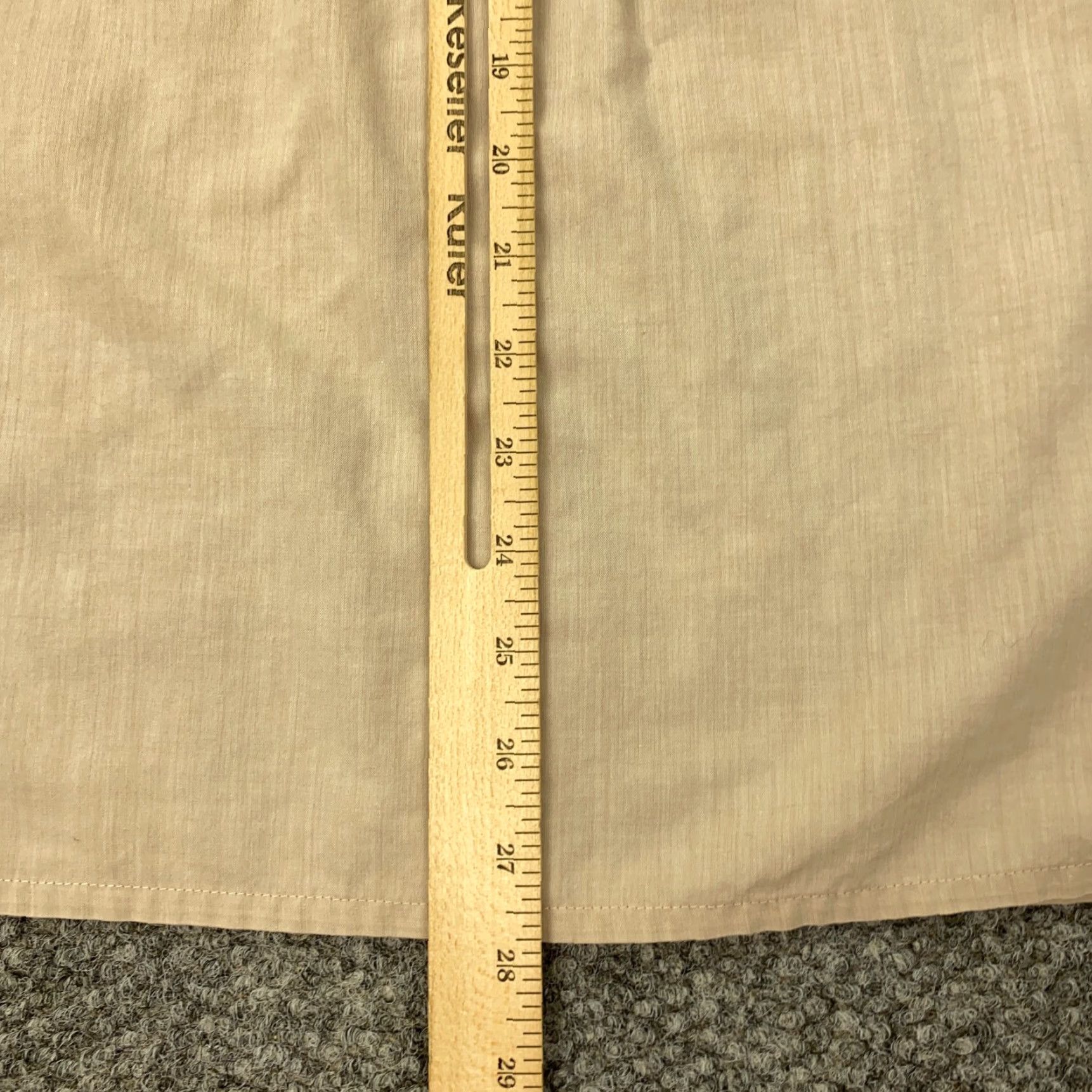 Vintage VINTAGE kingsport Shirt L Beige Short Sleeve Button-Up 70s Retro Casual Mens Size US L / EU 52-54 / 3 - 7 Thumbnail