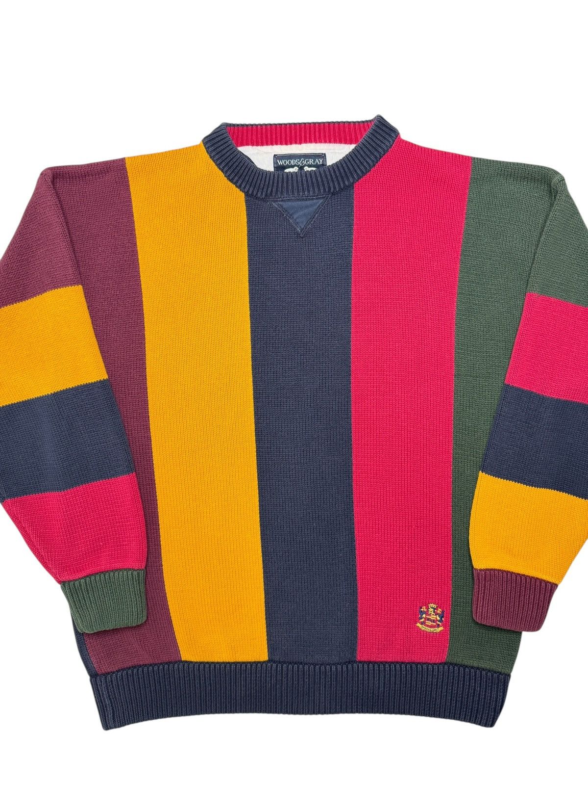 Vintage Vintage Woods & Gray Knit Sweater Size US L / EU 52-54 / 3 - 2 Thumbnail
