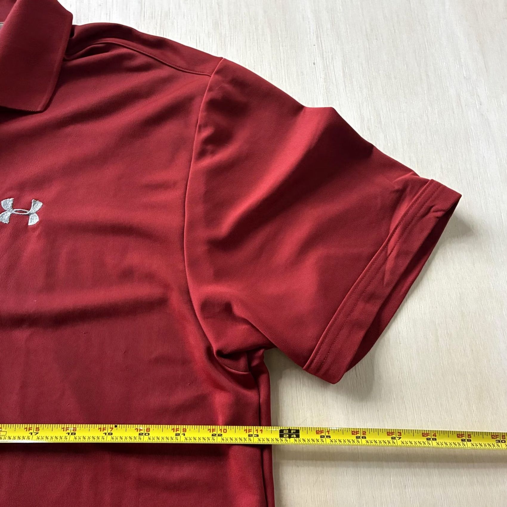 Under Armour Under Armour Polo Shirt Mens XL Red HeatGear Golf Short Sleeve Performance Size US XL / EU 56 / 4 - 6 Thumbnail