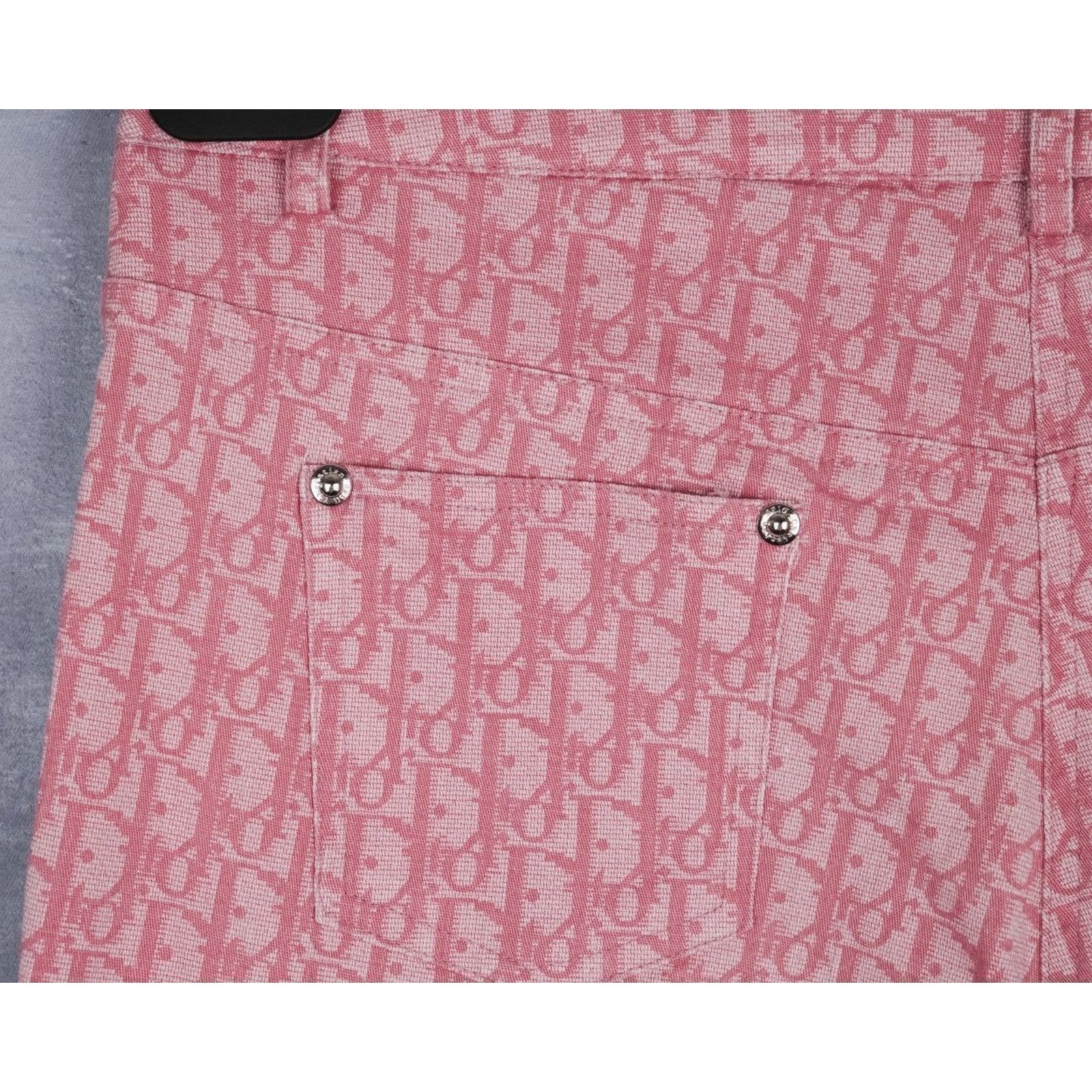 Dior Vintage dior pink women’s monogram logo y2k pants Size 32" / US 10 / IT 46 - 6 Thumbnail