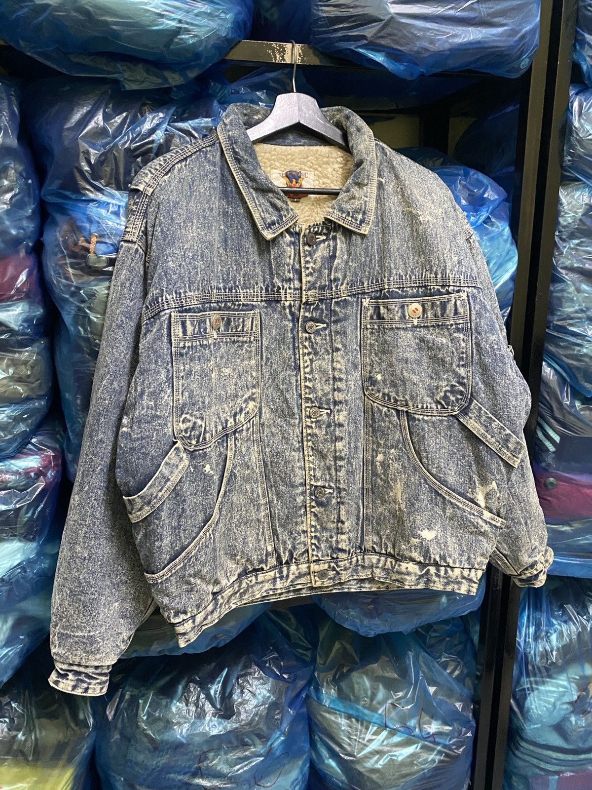Other VINTAGE 80S KING JONATHAN DENIM SHERPA LINING JACKET Size US L / EU 52-54 / 3 - 3 Thumbnail