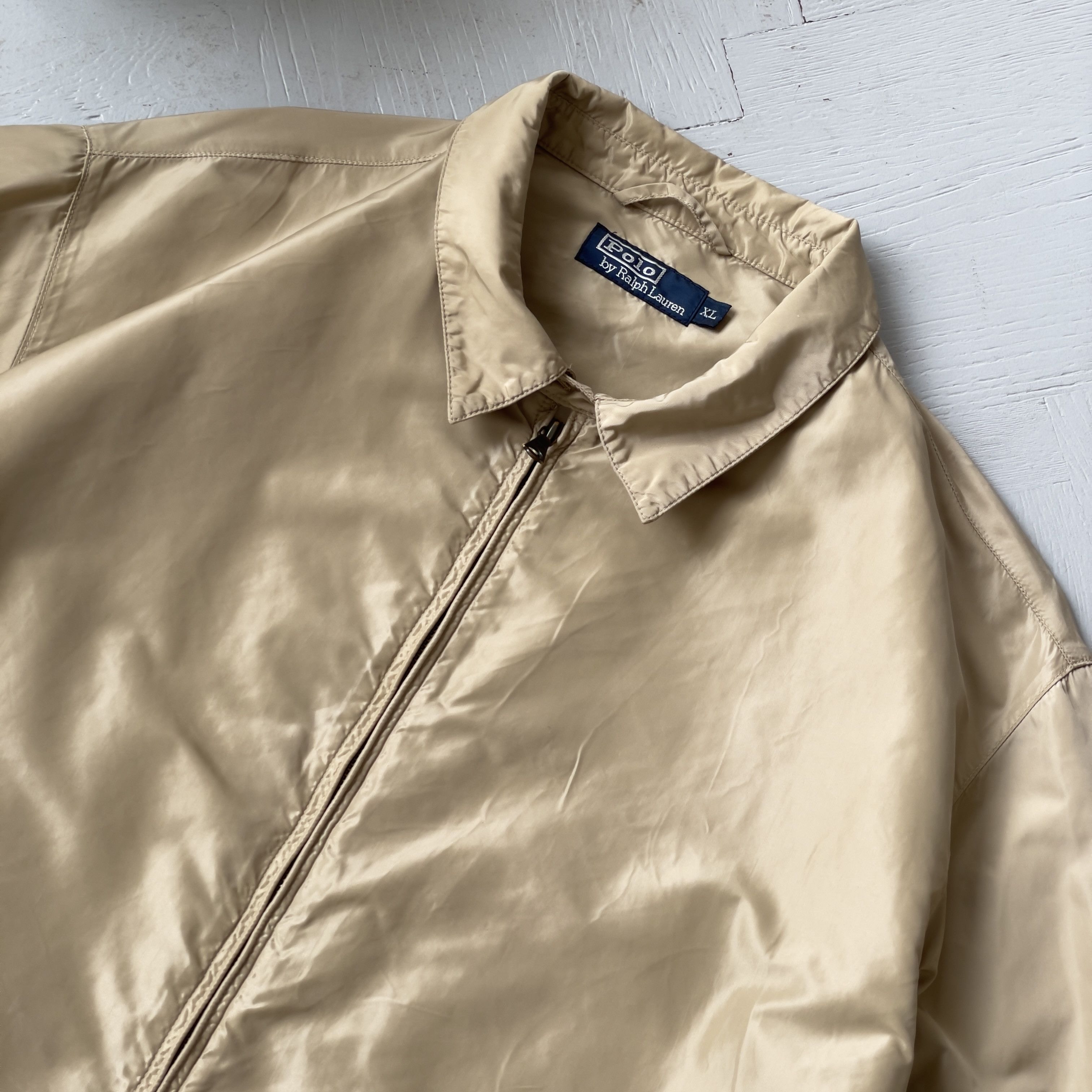 Vintage Polo Ralph Lauren Nylon Collared Bi Swing Jacket