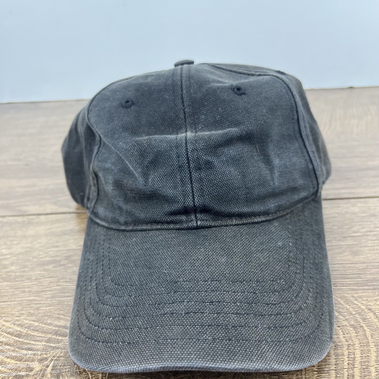 Other Black Washed Out Hat Adjustable Hat Black Hat Adjustable Bla Size ONE SIZE - 3 Thumbnail