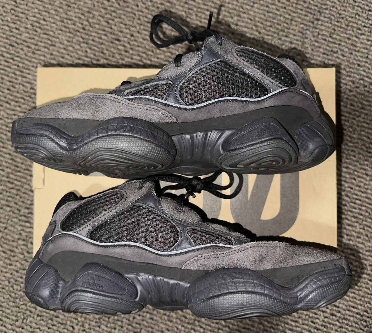 Adidas × Yeezy Adidas Yeezy 500 Utility Black Size US 8 / EU 41 - 5 Thumbnail