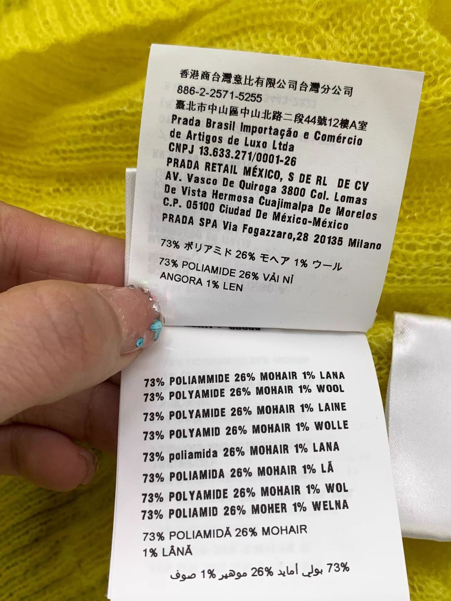 Prada Prada Yellow Knit Top Size 40 Near New Size S / US 4 / IT 40 - 7 Thumbnail