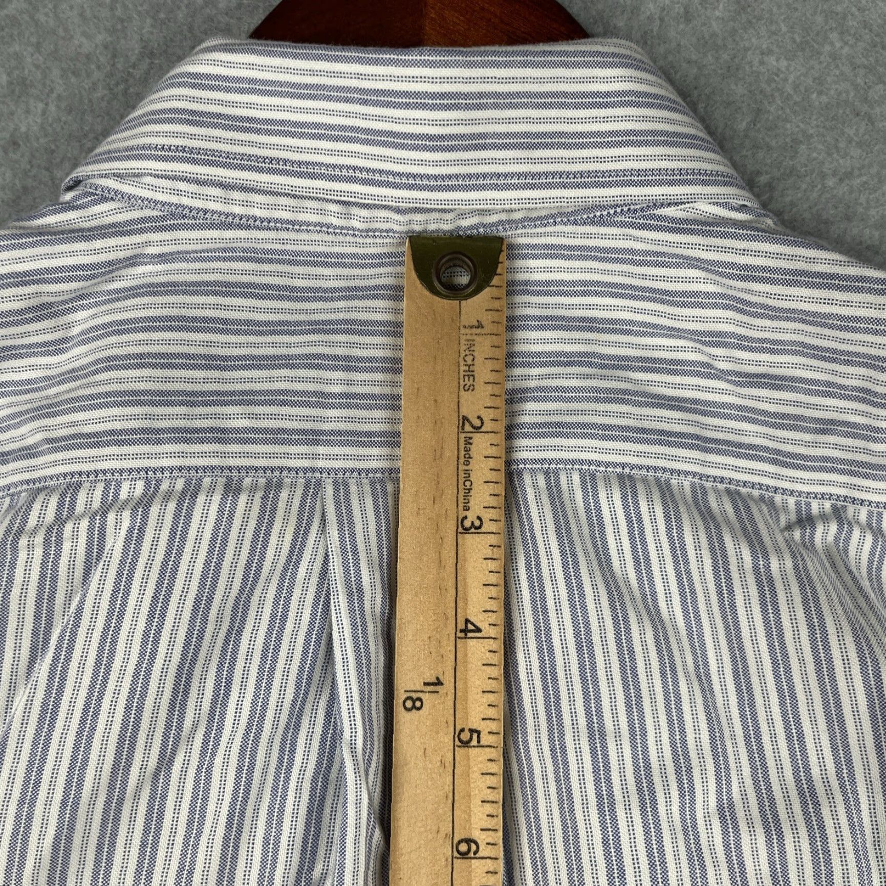 Brooks Brothers Brooks Brothers Madison Shirt Dress Shirt 16.5 Blue Striped Non Iron Long Sleeve Button Up Button-Down Collar Mens Regular Size US XL / EU 56 / 4 - 6 Thumbnail