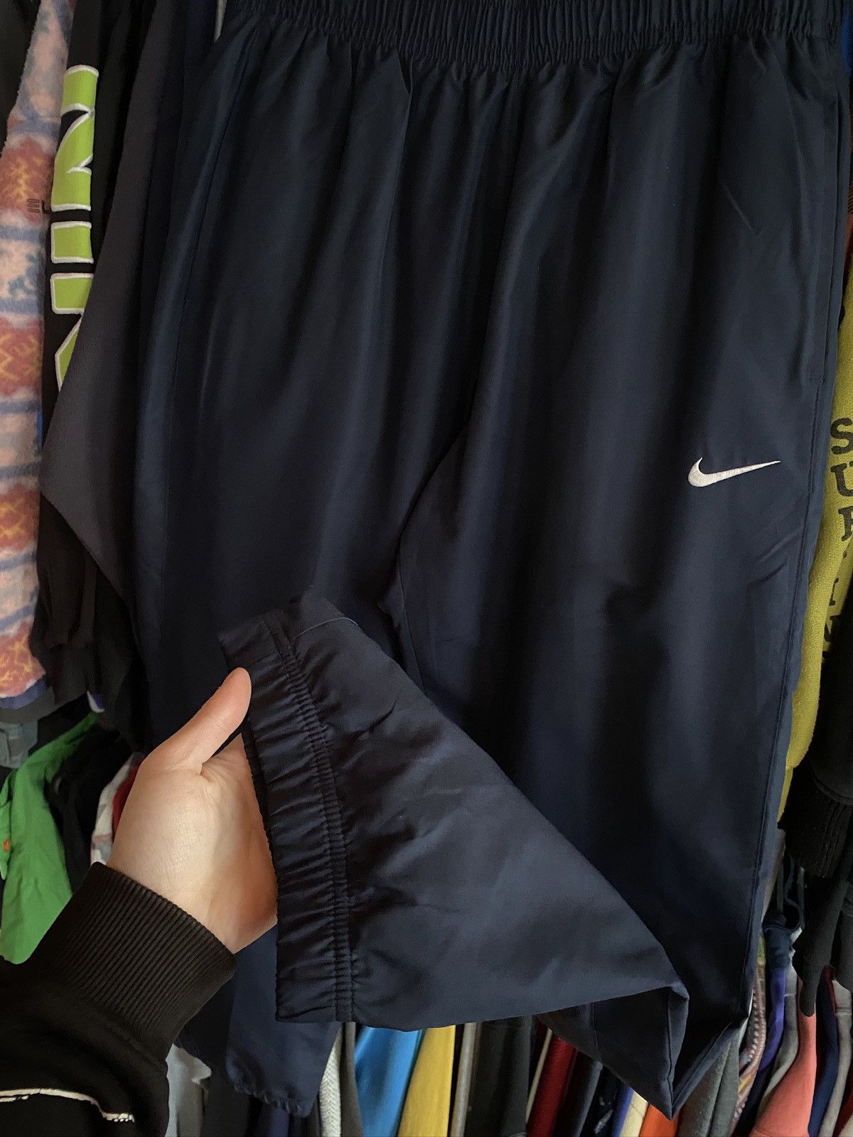 Nike VINTAGE NIKE NYLON PANTS Y2k DRILL Size US 34 / EU 50 - 4 Thumbnail