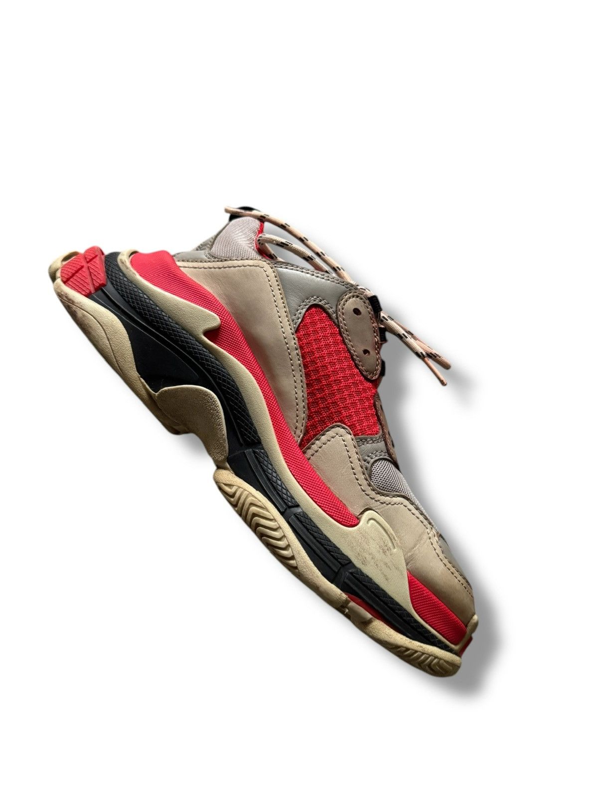Balenciaga Balenciaga Triple S Red Size US 8 / EU 41 - 4 Thumbnail