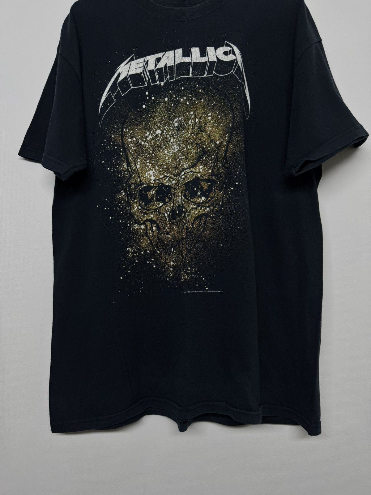 Gildan Vintage 2008 Metallica Skull Rock Band Black Tee Size US M / EU 48-50 / 2 - 8 Thumbnail