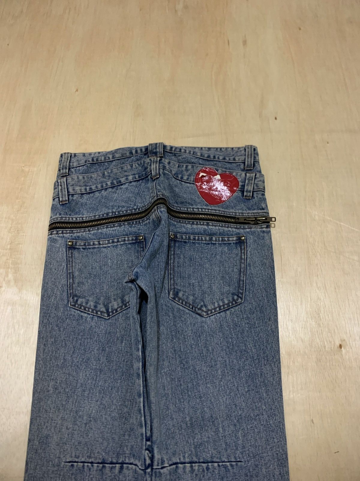 Hysteric Glamour × If Six Was Nine × Japanese Brand Vintage Y2k PMA Double Waist Zipper Jeans Size US 32 / EU 48 - 6 Thumbnail