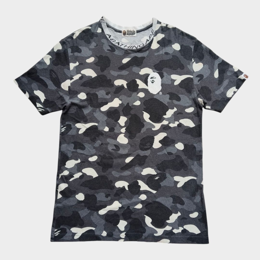 Bape big logo og camo tshirt