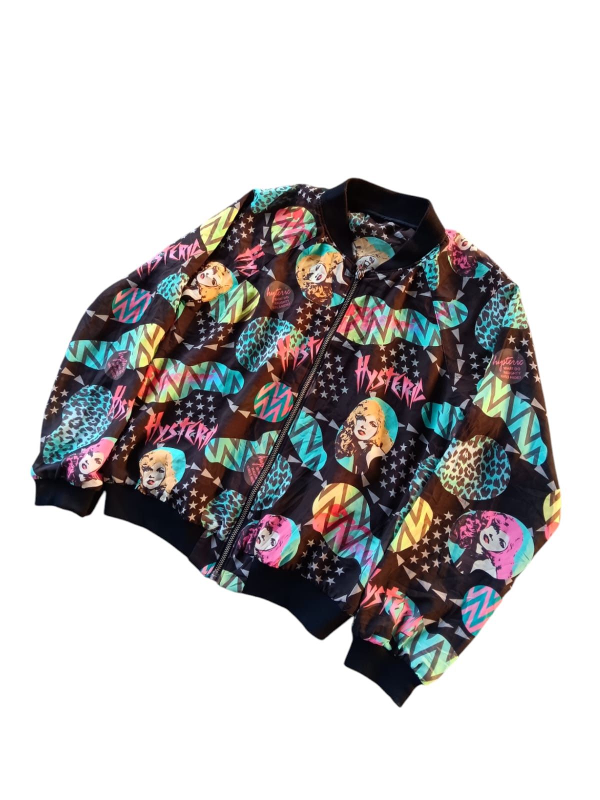 Hysteric Glamour HYSTERIC GLAMOUR FULL PRINT SILK BOMBER JACKET Size M / US 6-8 / IT 42-44 - 2 Thumbnail