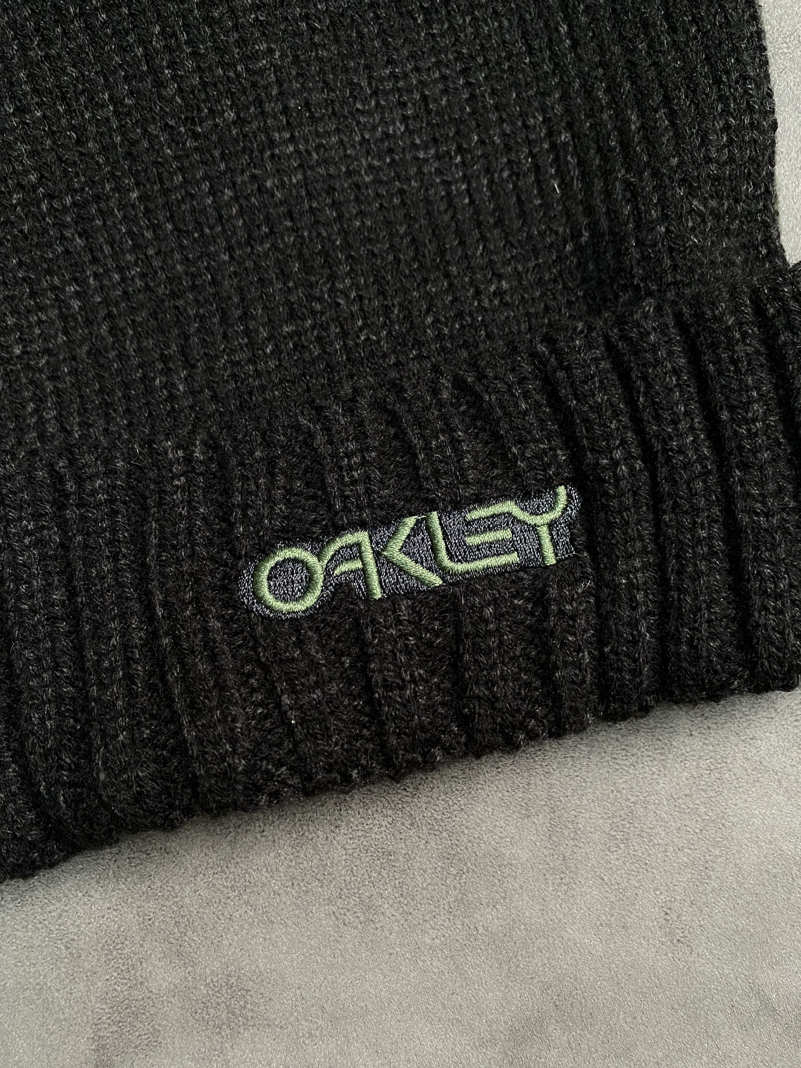Oakley Deadstock Oakley Embroidered Floppy Black Beanie OS Size ONE SIZE - 5 Thumbnail