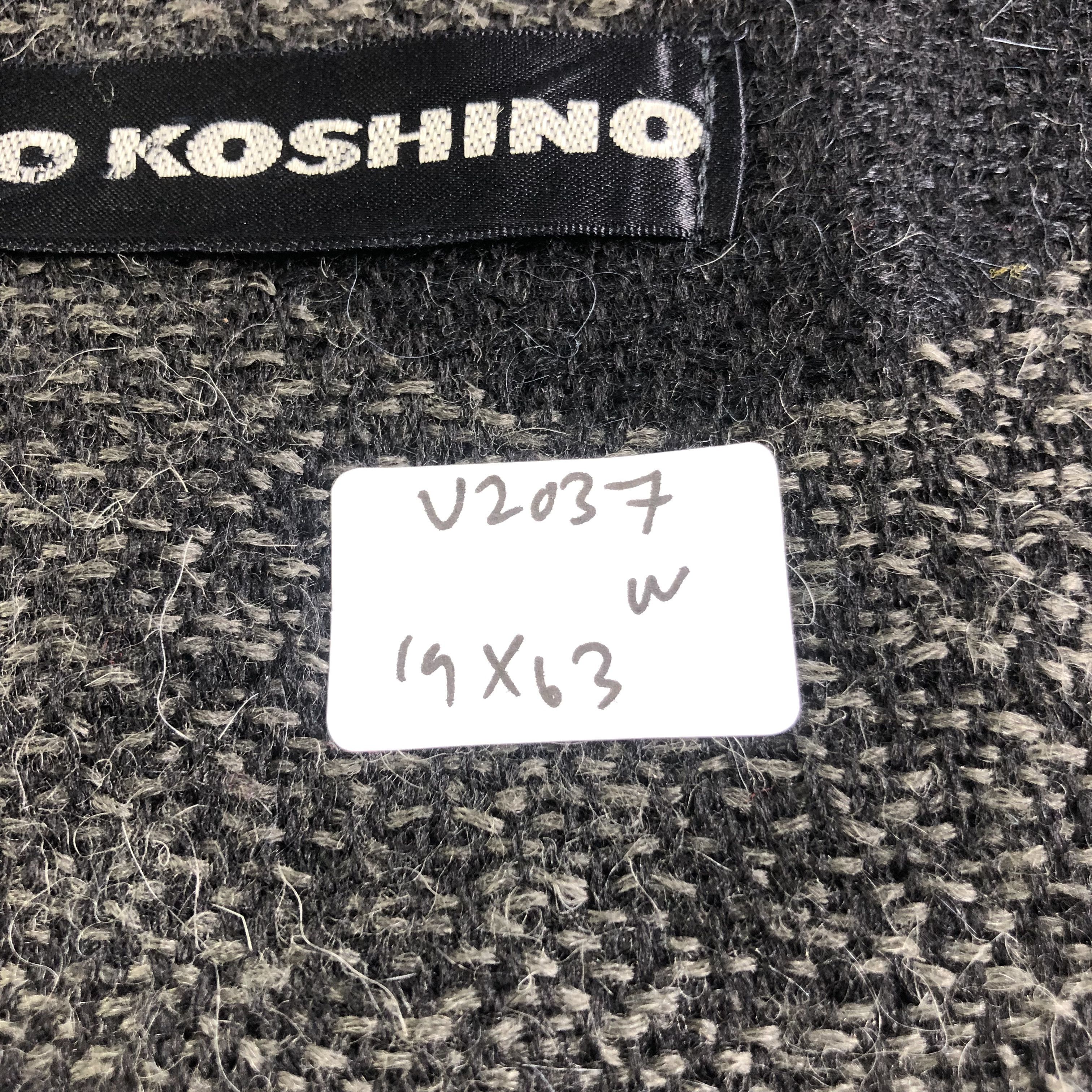 Mr. Junko Junko Koshino Wool Scarf Muffler V2037 Size ONE SIZE - 7 Thumbnail