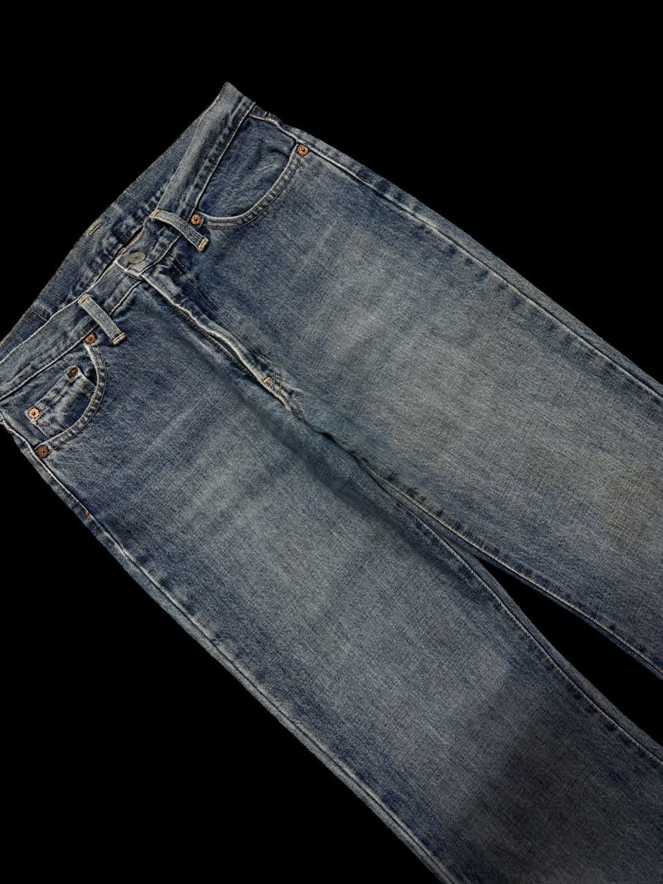 GOSTAR DE FUGA FLARED If Six Was Nine Le Grande Bleu Style By Japanese Jean Size US 28 / EU 44 - 6 Thumbnail