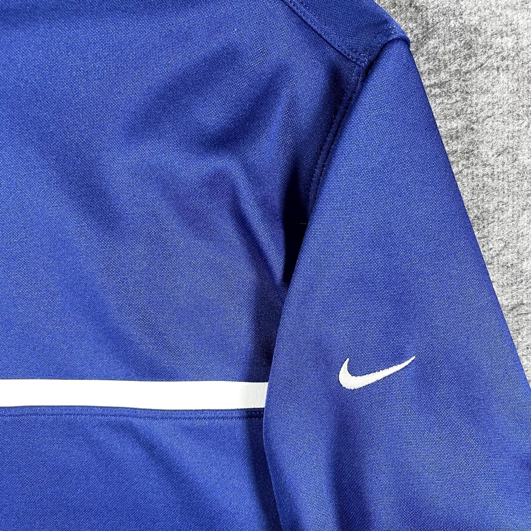 Nike Nike Golf Therma-FIT Pullover Mens Large Blue 1/4 Zip Tour Performance Swoosh Size US L / EU 52-54 / 3 - 3 Thumbnail