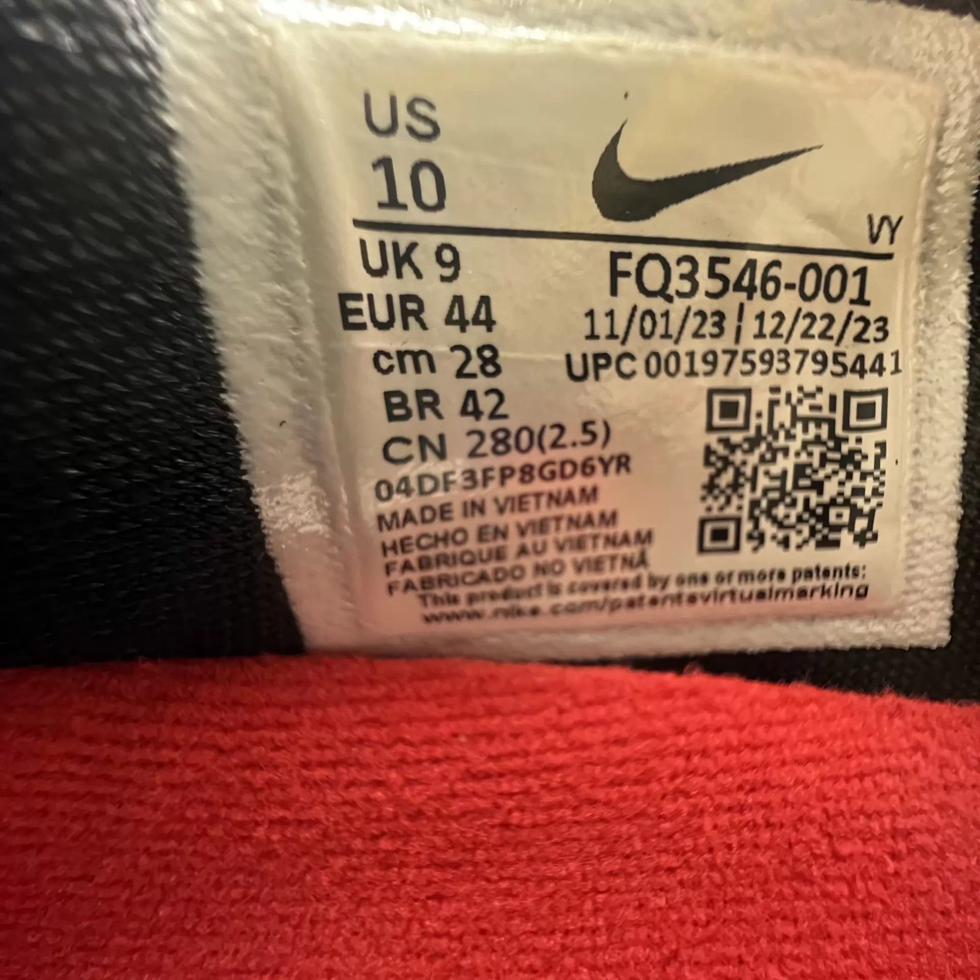 Nike zk6 black red camouflage size 44 Size US 11 / EU 44 - 7 Thumbnail