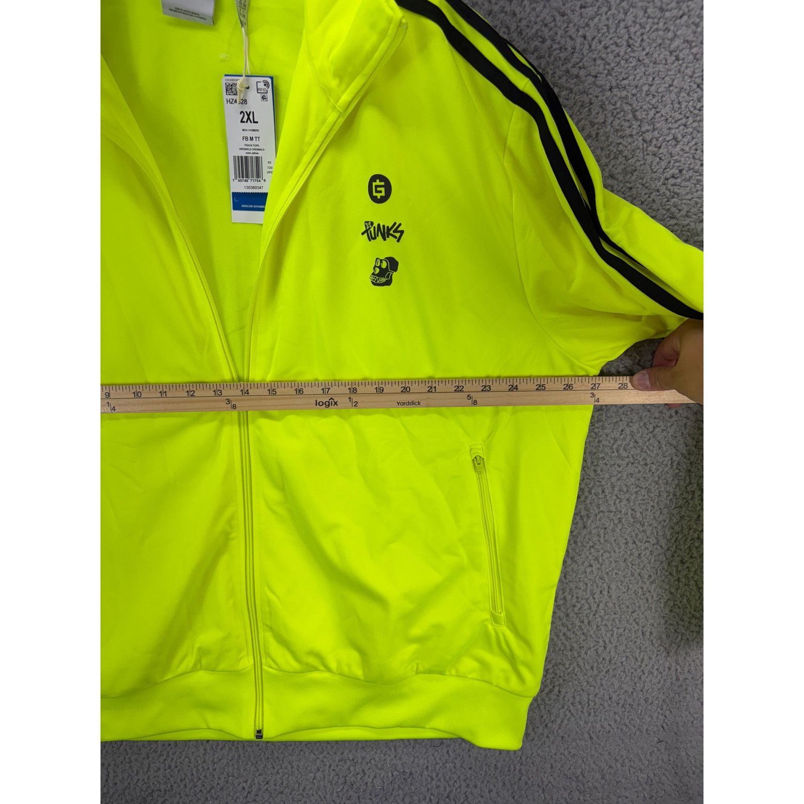 Adidas Adidas X Bored Ape Yacht Club Punks Track Jacket Mens XXL Size US XXL / EU 58 / 5 - 4 Thumbnail