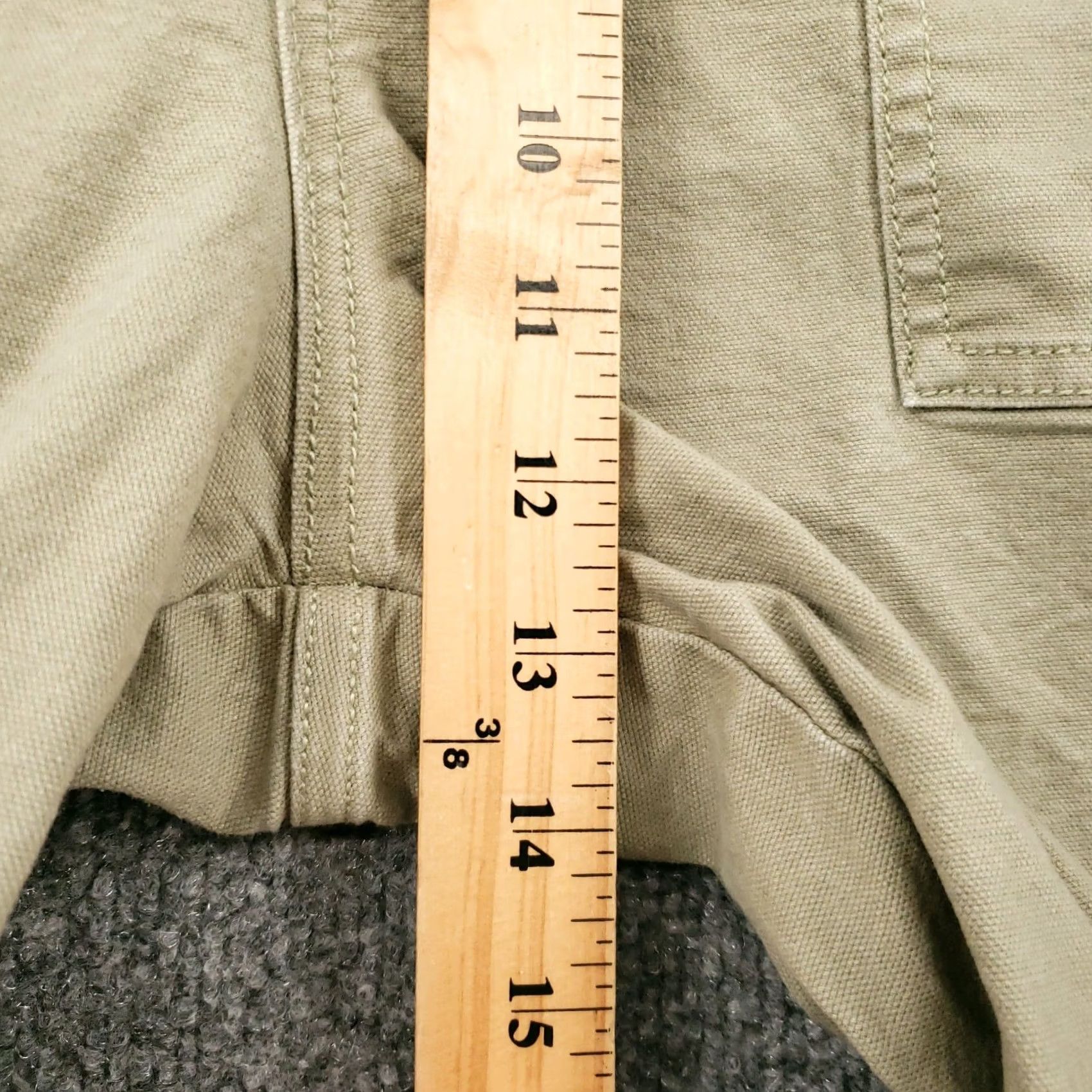Vintage Knox Rose Pants Womens XL Green High Rise Straight Stretch Utility Pocket Zip Size 40" / US 18 - 5 Thumbnail