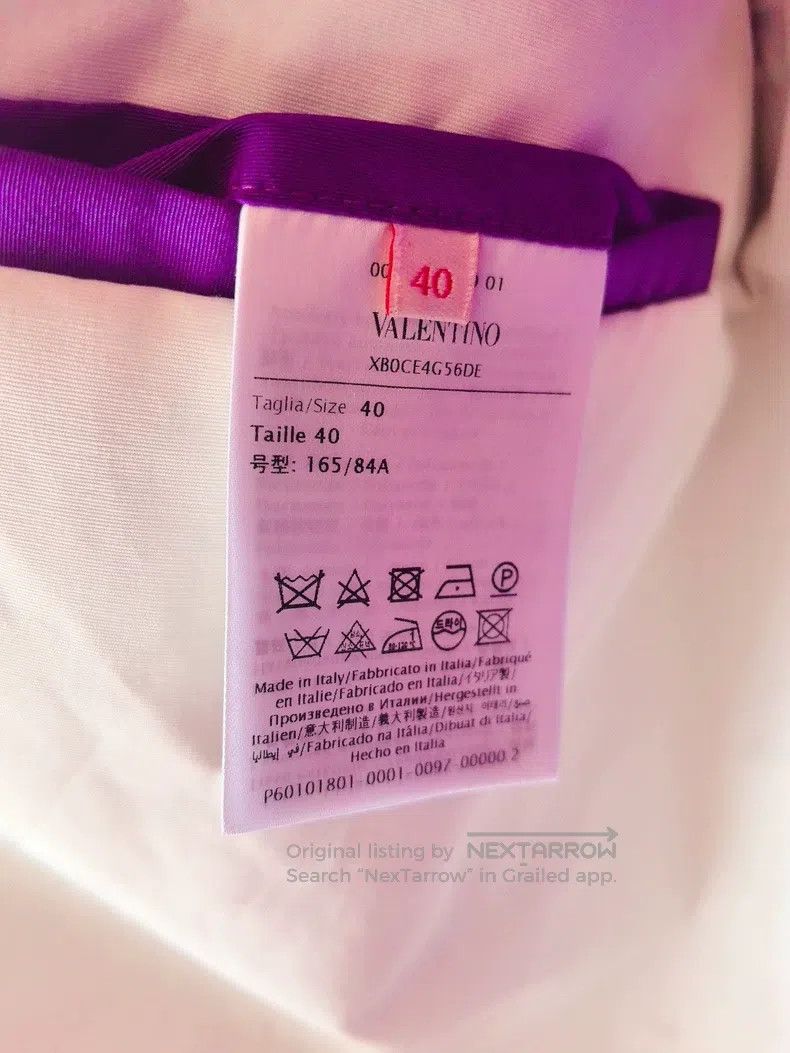 Valentino Valentino Purple blazer Size S / US 4 / IT 40 - 6 Thumbnail