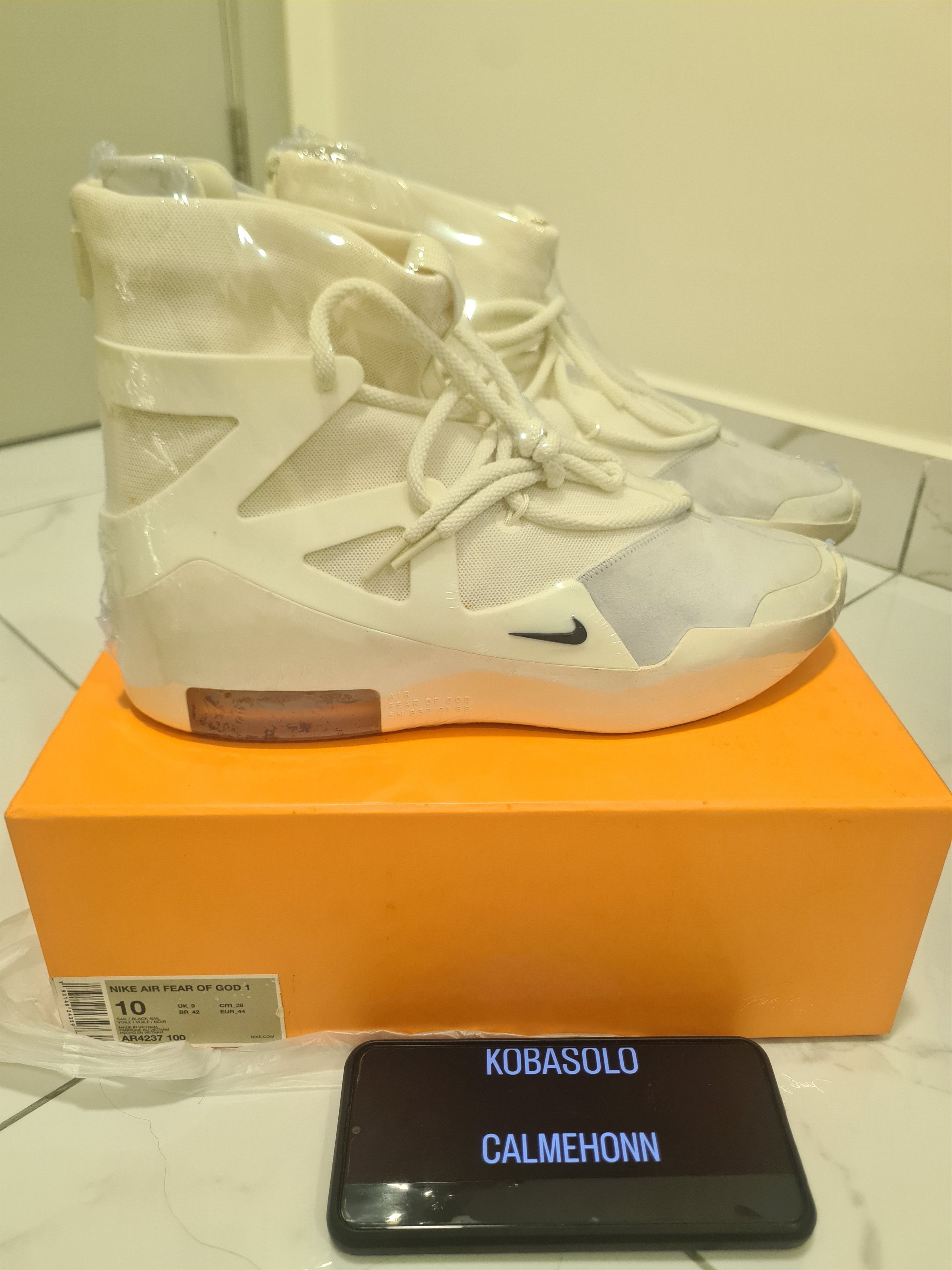 Fear of God × Nike Nike Fear of god Sail Size US 10 / EU 43 - 7 Thumbnail