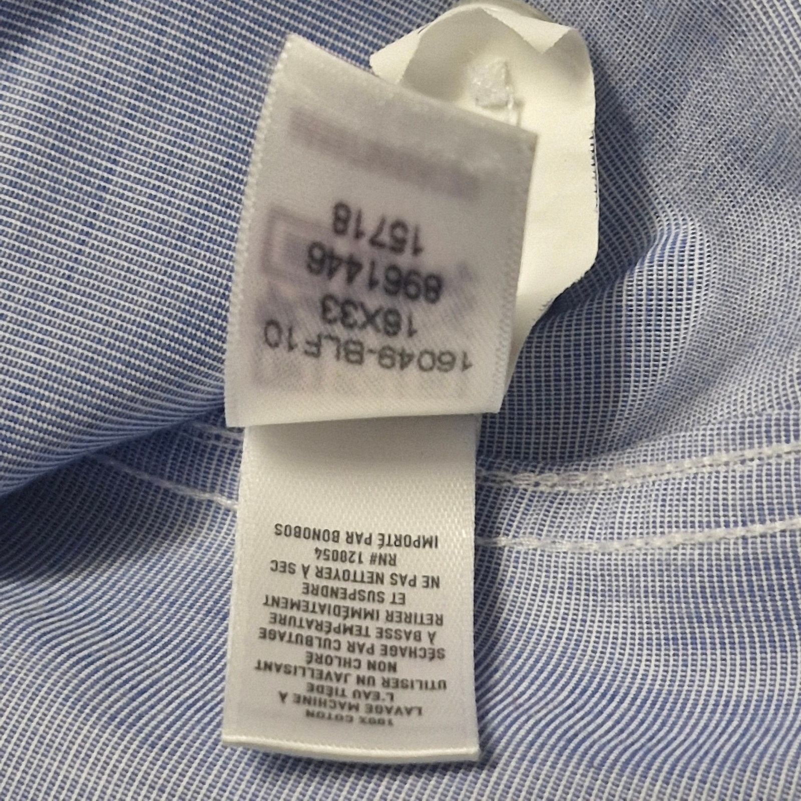 Bonobos Bonobos Blue Tailored Slim Wrinkle Free Cotton Men’s Large Size US L / EU 52-54 / 3 - 3 Thumbnail