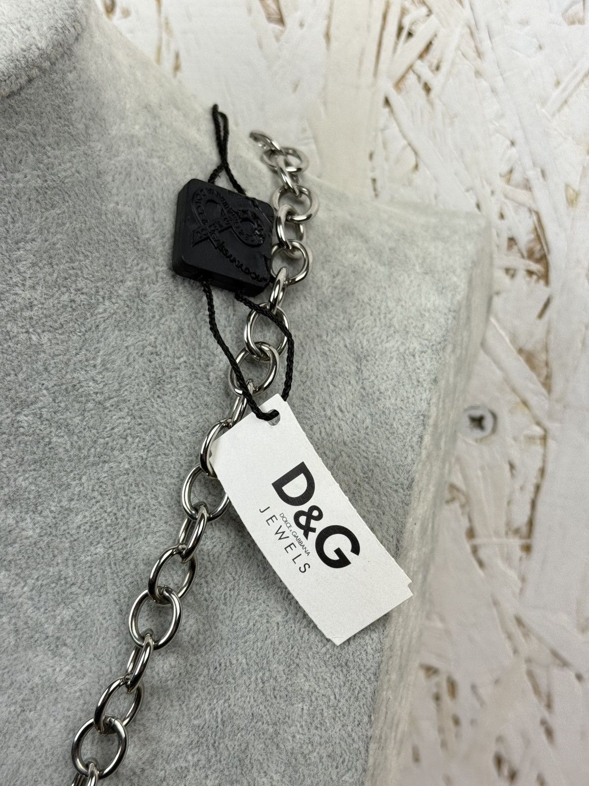 Dolce & Gabbana Dolce & Gabbana Chain Ring Stack Pendant Necklace Size ONE SIZE - 6 Thumbnail