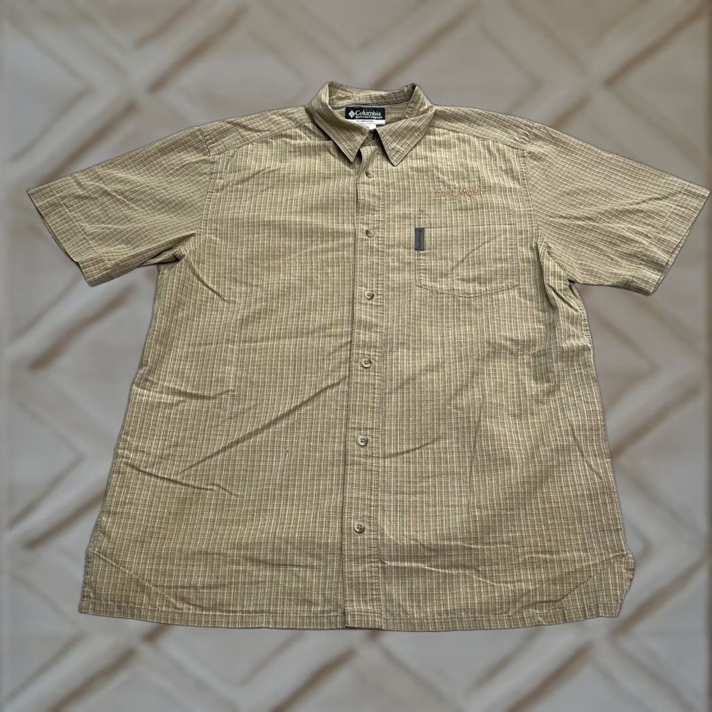Vintage Columbia Plaid Shirt Button-Down Shirt Mens L Multi Short Sleeve Outdoor Top Size US L / EU 52-54 / 3 - 1 Thumbnail