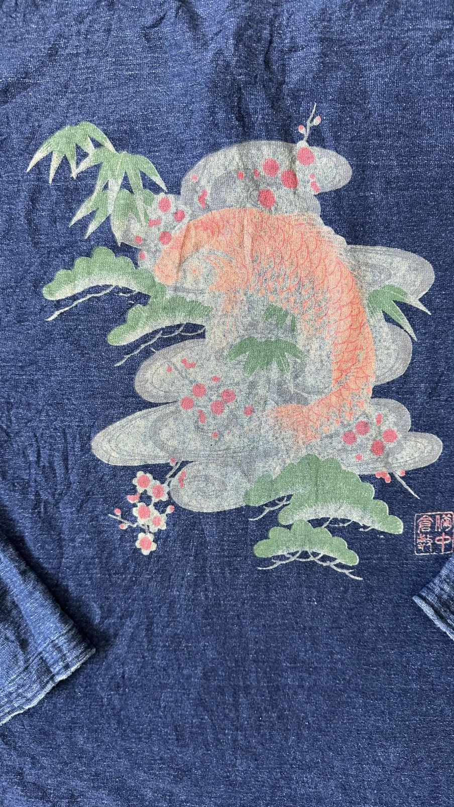 Eternal VINTAGE ETERNAL JAPAN BUTTON DENIM LS TEE Size US M / EU 48-50 / 2 - 10 Thumbnail