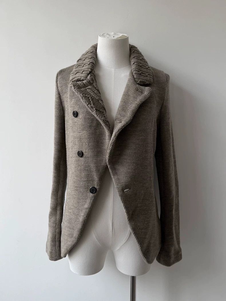 Yohji Yamamoto Yohji Yamamoto Yohji Yamamoto Wool Jacket with Unique Desi Size US XXS / EU 40 - 3 Thumbnail