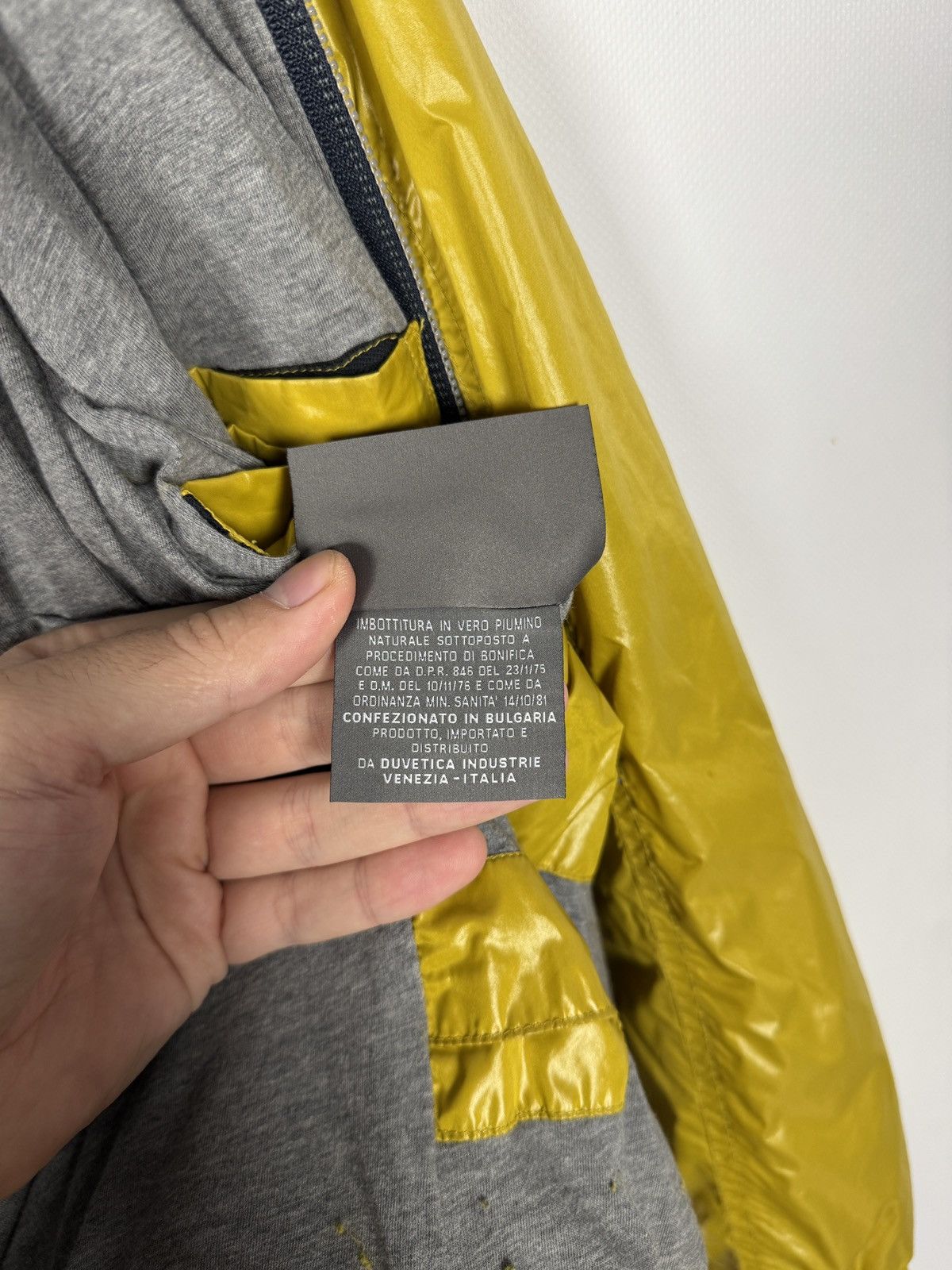Duvetica Men’s Duvetica Hooded Zip Up Yellow Down Jacket Italy Sz 48 Size US M / EU 48-50 / 2 - 11 Thumbnail