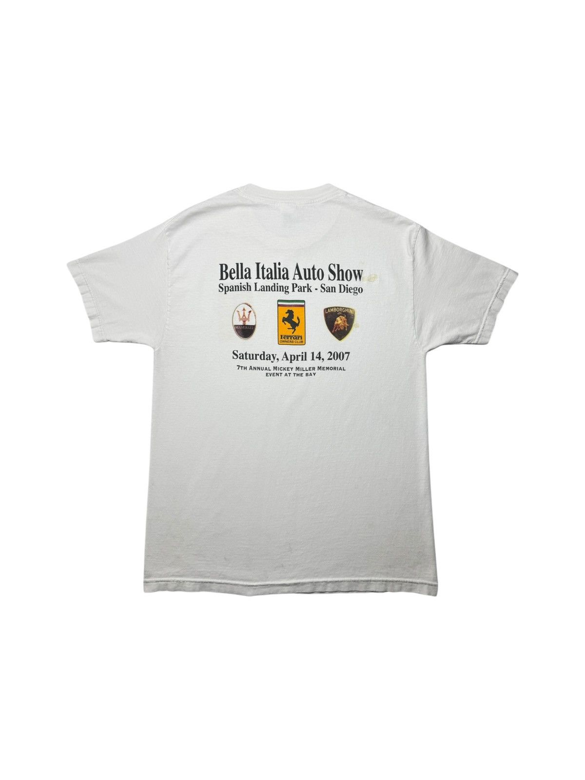Vintage 2007 Bella Italia Auto Show Tee Shirt Size US L / EU 52-54 / 3 - 1 Thumbnail