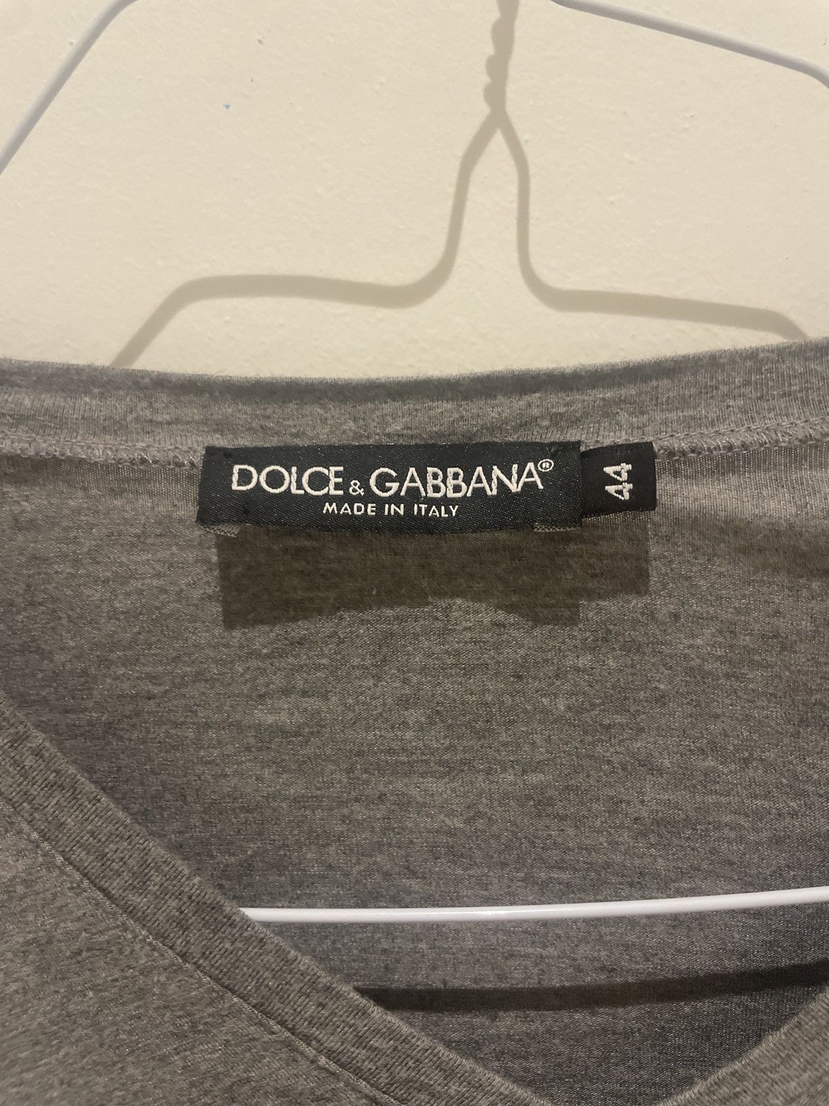 Dolce & Gabbana Dolce Gabbana Grey Modal T-Shirt Size US S / EU 44-46 / 1 - 2 Thumbnail
