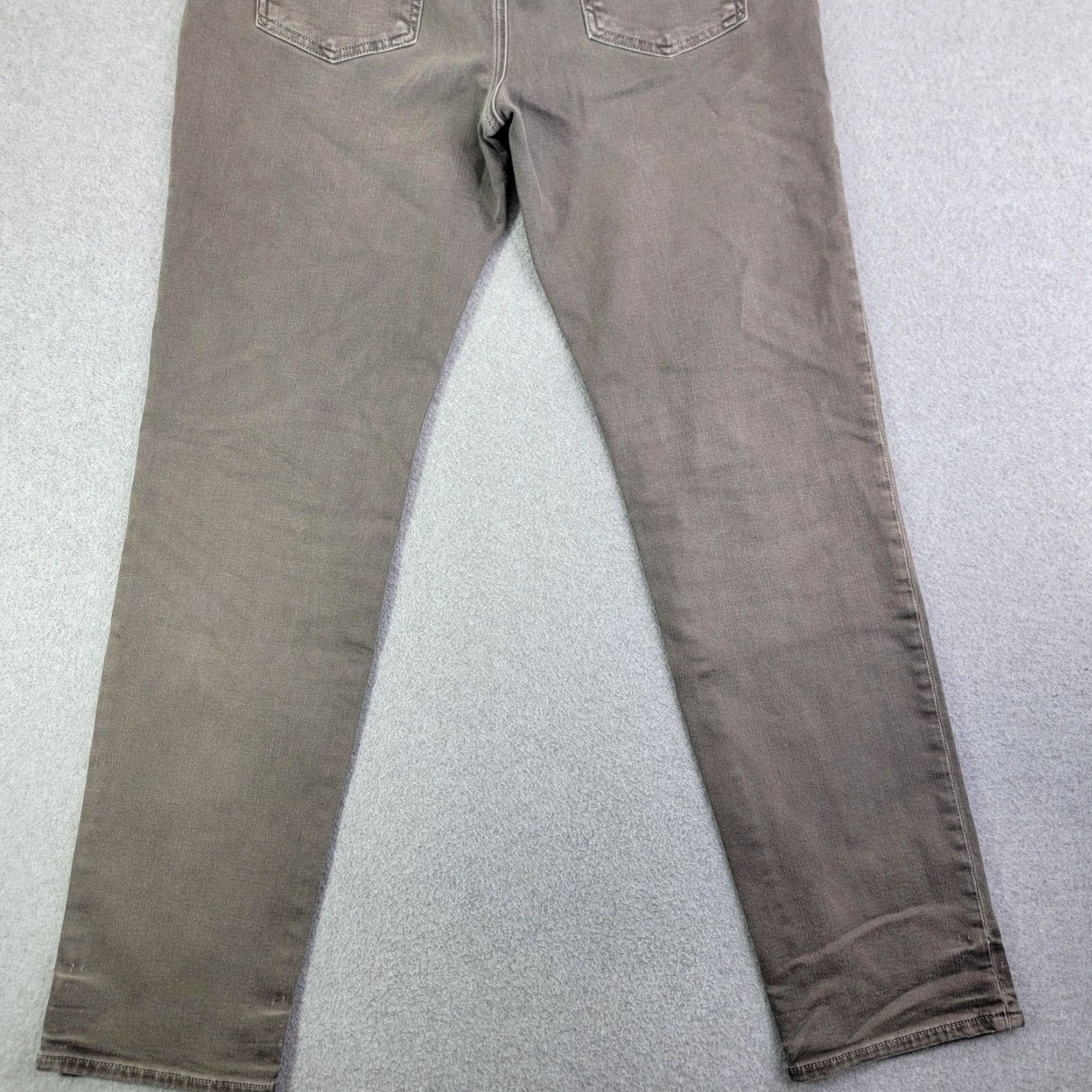 American Eagle Outfitters American Eagle Outfitters Jeans Mens 32x30 Gray Slim Denim Skinny Stretch Fiber Comfort Flex Logo Pockets Belted Zip Fly Size US 32 / EU 48 - 5 Thumbnail