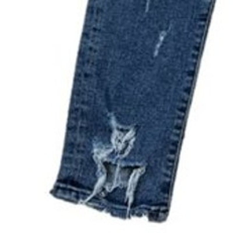 Agolde AGOLDE Sophie Crop Distressed Blue Jeans - Size 27 Size 27" / US 4 / IT 40 - 5 Thumbnail