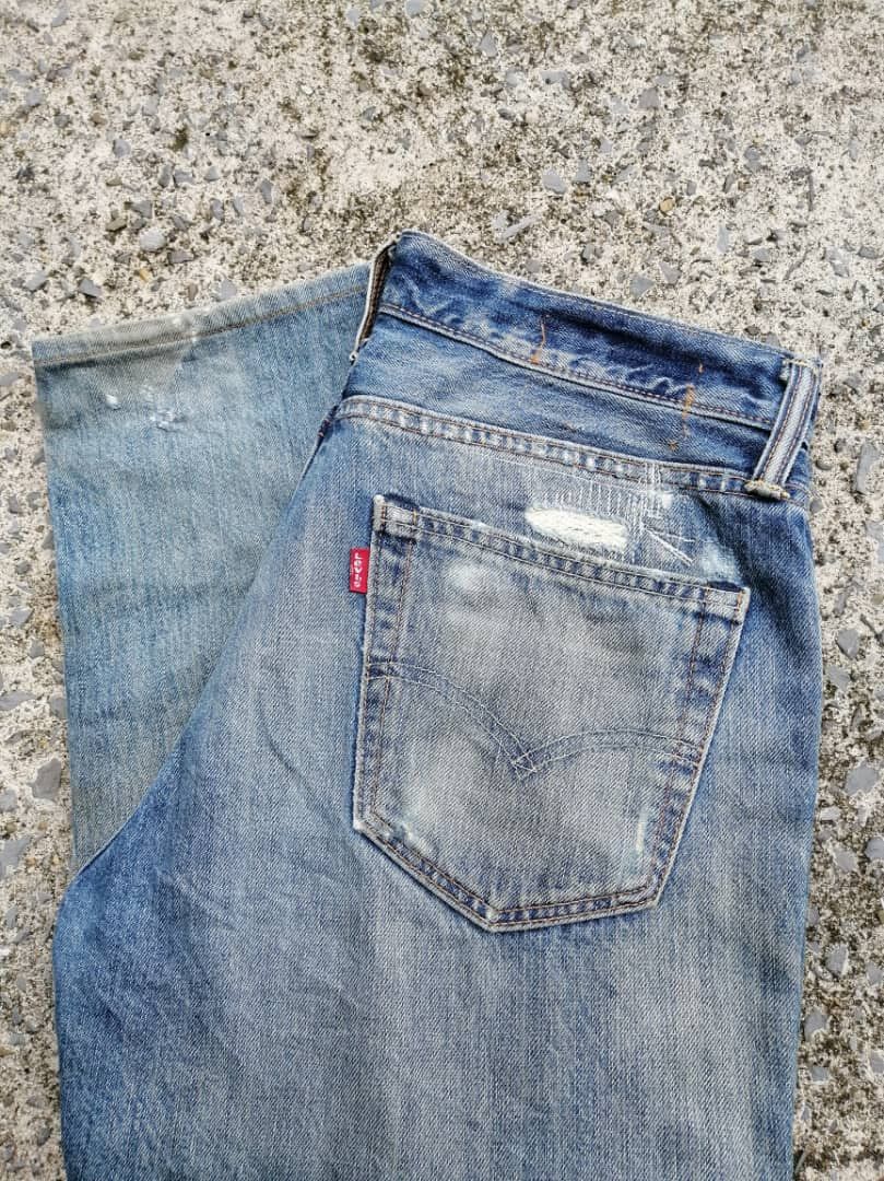 Levi's × Levi's Vintage Clothing Levi's Strauss Distressed Denim Jeans Size US 32 / EU 48 - 5 Thumbnail