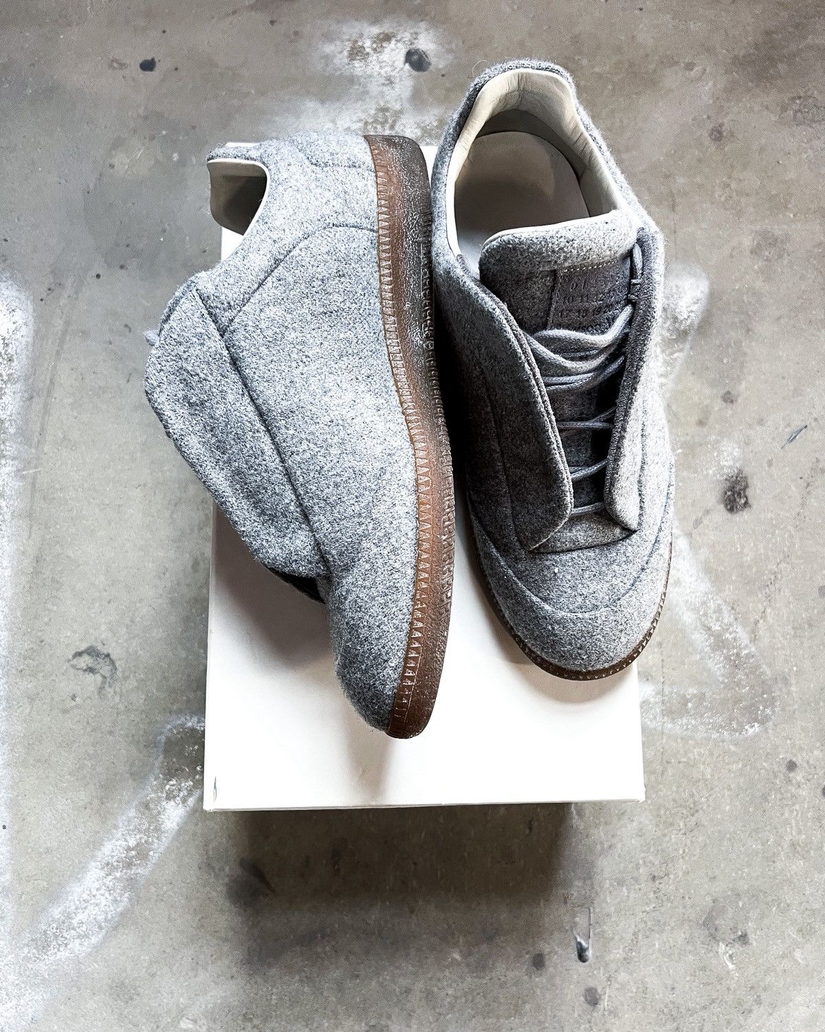 Maison Margiela A/W16 LOW TOP WOOL FUTURES Size US 8 / EU 41 - 4 Thumbnail