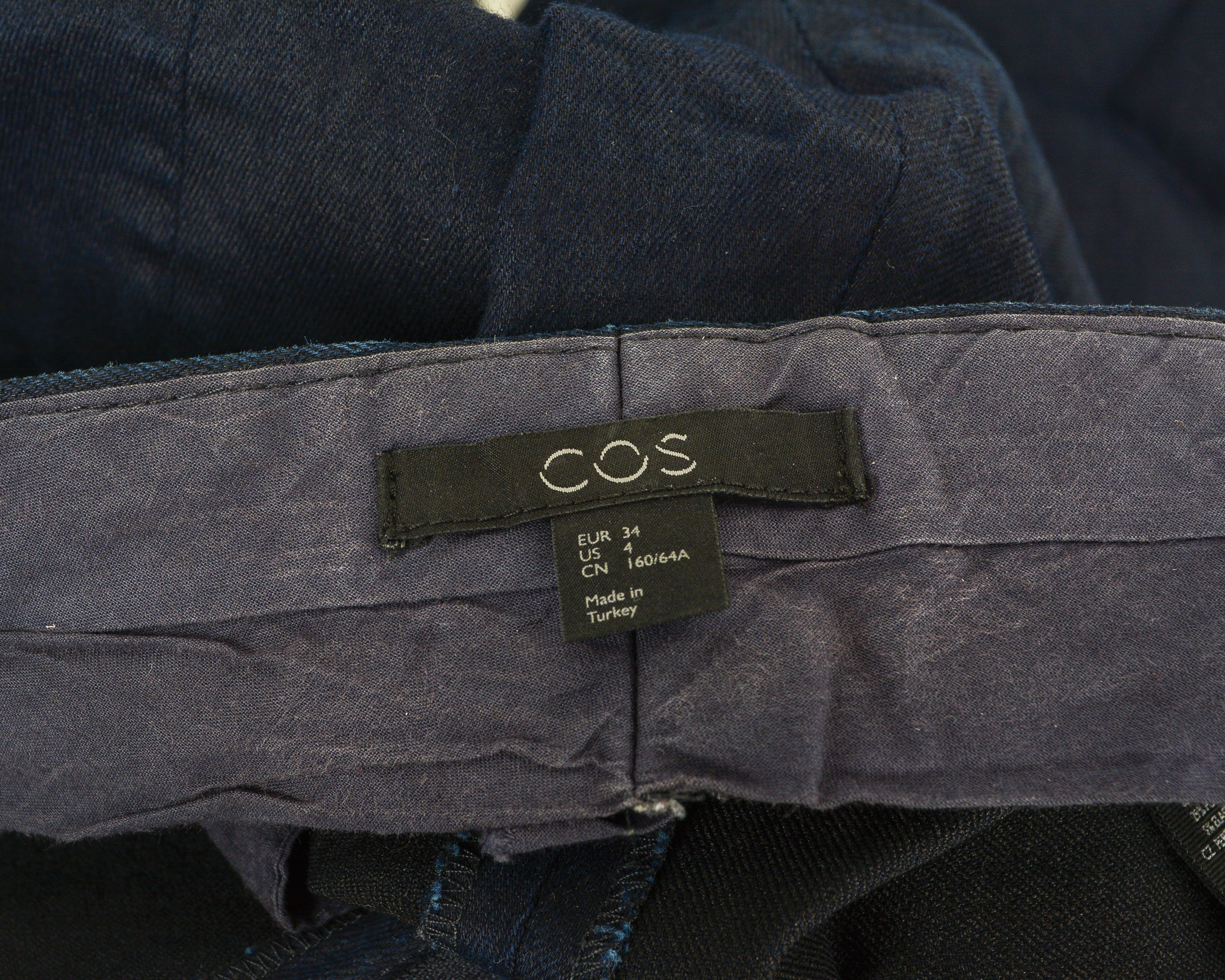 Cos Women UK 6 Formal US 4 Pants EU 34 Trousers High Rise Office Size 26" / US 2 / IT 38 - 4 Thumbnail