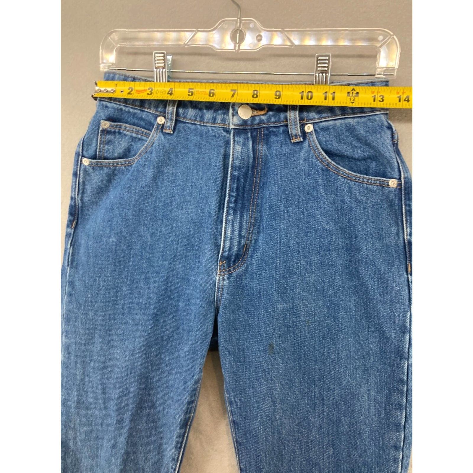 Vintage Rollas Jeans Womens Jens 27 Blue Original Cropped Straight 5-Pocket Denim Cotton Blend High Rise Size ONE SIZE - 2 Thumbnail