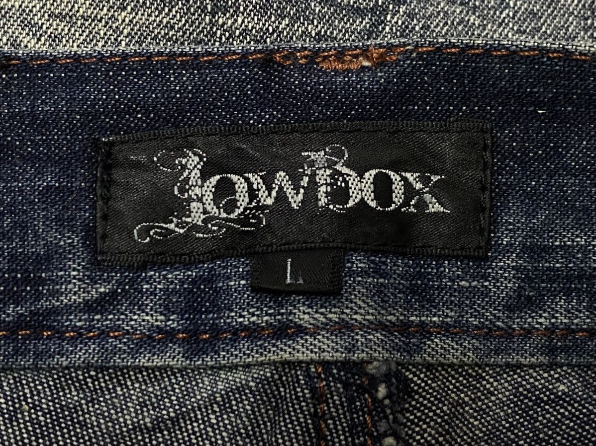 If Six Was Nine × Japanese Brand × LOWBOX LowBox Ripped Distressed Denim Punk Rock Undercover Inspired Size US 32 / EU 48 - 11 Thumbnail