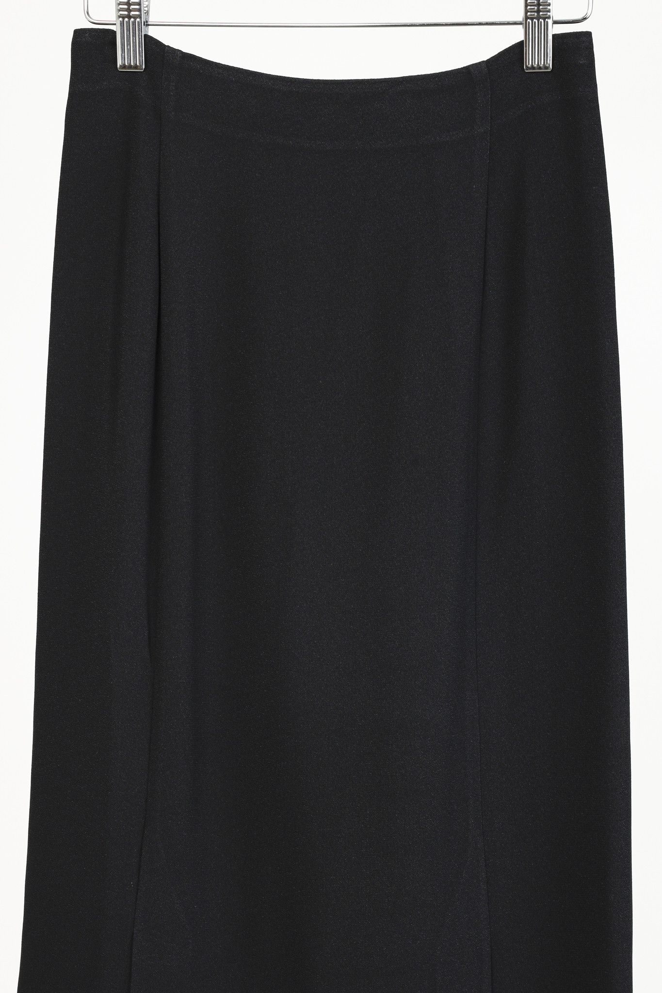 Prada Prada Black Crepe Knee Length Skirt Size 25" / US 0 / IT 36 - 3 Thumbnail